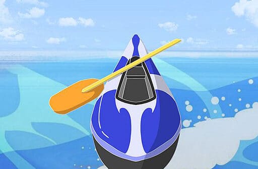 rowing boat 3d