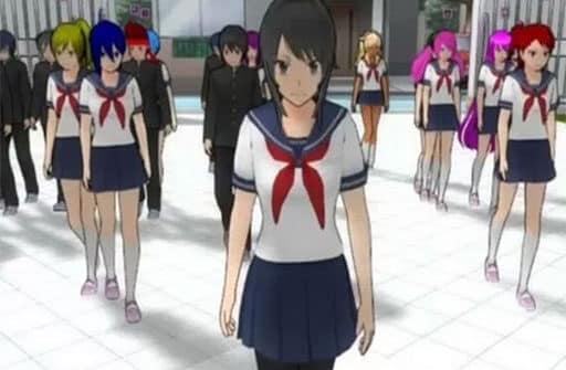 sakura school girl yandere simulator