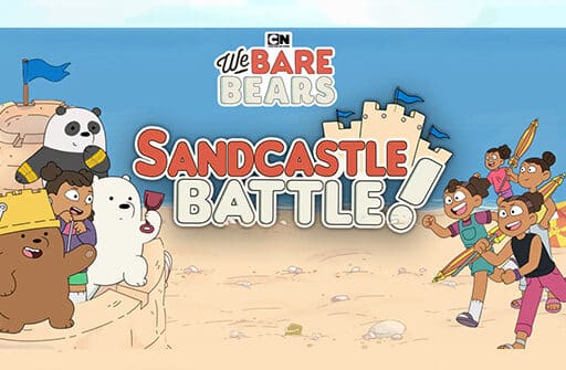 sandcastle battle we bare bears