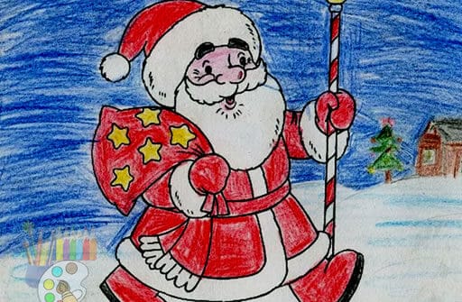 santa claus coloring