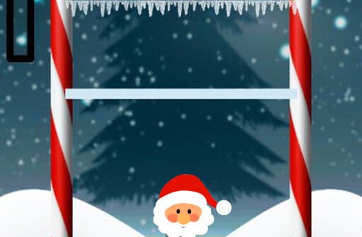 santa claus jumping