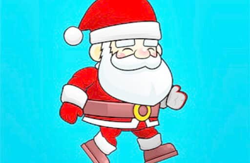 santa runner game