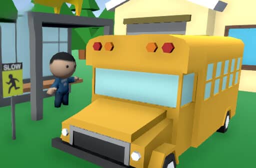 school bus simulator kid cannon