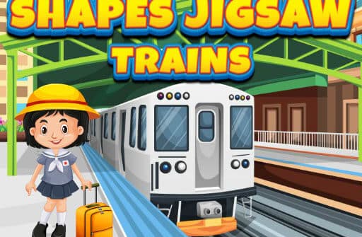 shapes jigsaw trains