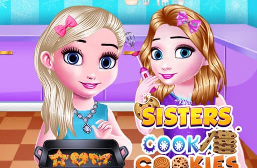 sisters cook cookies