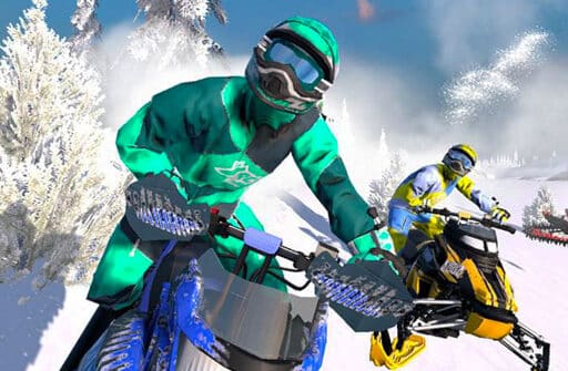 snow moto racing