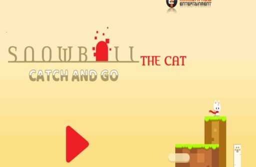 snowball the cat catch and go