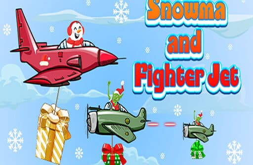 snowma and fighter jet