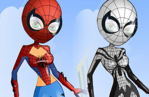 spider girl dress up