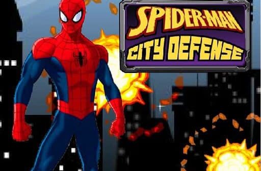 spiderman city defense