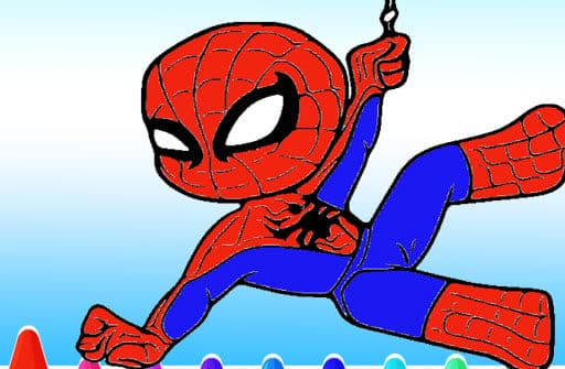 spiderman coloring game