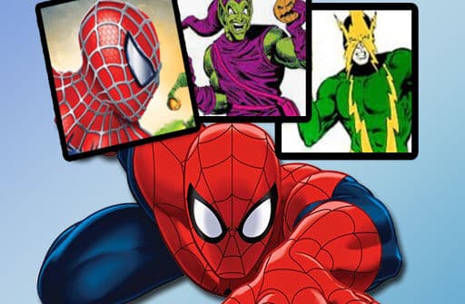 spiderman match cards