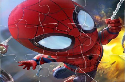 spiderman match3 puzzle online