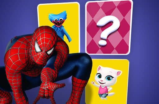 spiderman memory card match