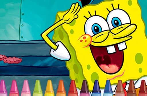 sponge bob coloring