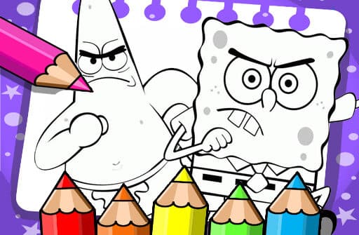 spongebob coloring book