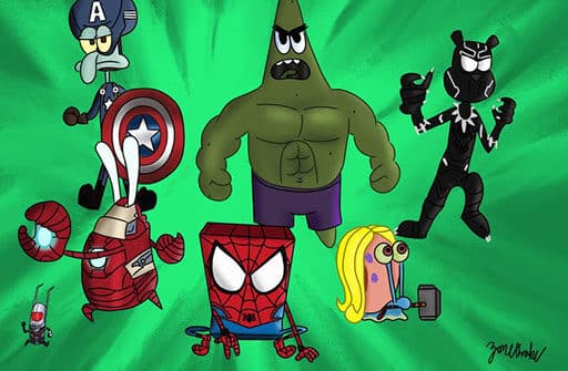 spongebob superhero