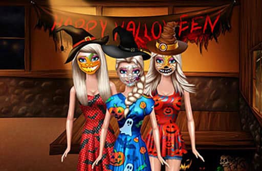 spooky halloween dolls