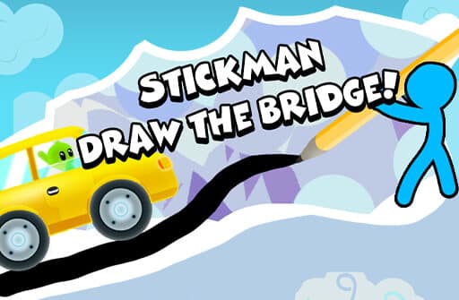 stickman draw the bridge