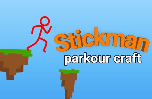 stickman parkour craft