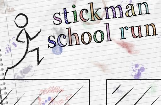 stickman school run