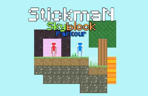 stickman skyblock parkour