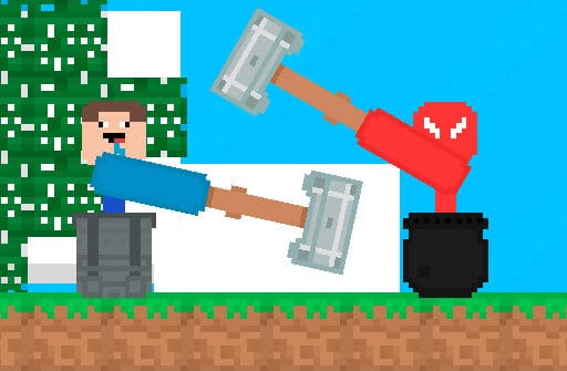 stickman vs noob hammer