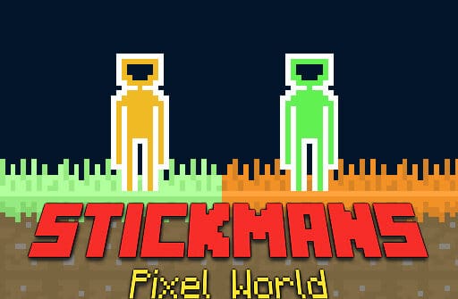 stickmans pixel world