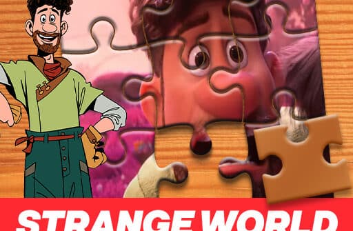 strange world jigsaw puzzle