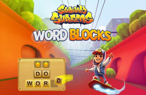 subway surfers word blocks