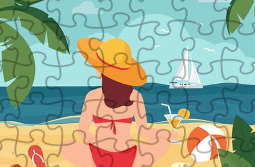 summer beach jigsaw