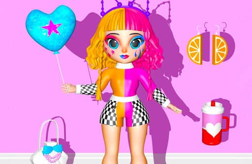 surprise doll dress up