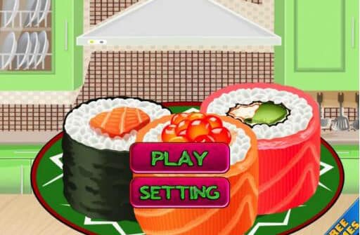 sushi roll 3d cool