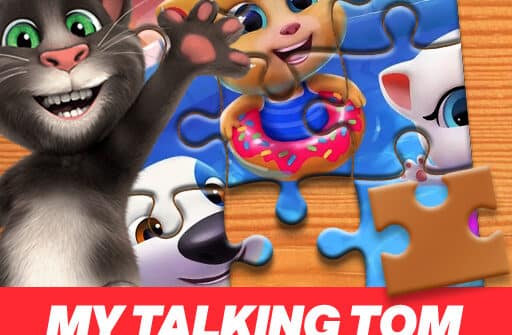 talking tom and friends jigsaw puzzle