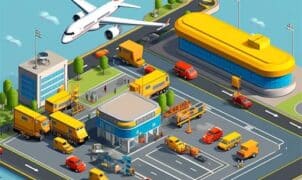 taxi empire airport tycoon 3D Bus Parking