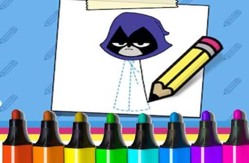 teen titans go how to draw raven