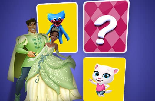 the princess and the frog memory card match