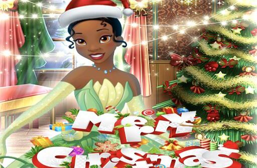 tiana princess xmas dressup