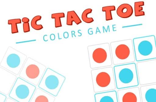 tic tac toe colors game