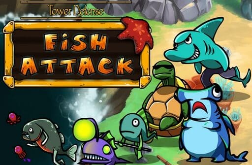 tower defense fish attack