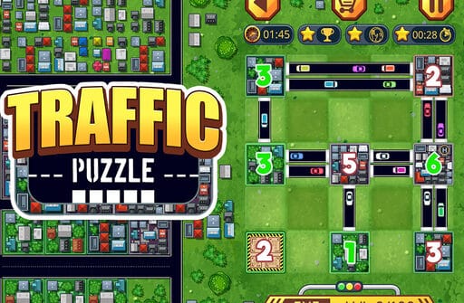 traffic puzzle game linky