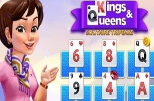 tripeaks solitaire kings and queens