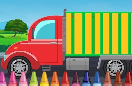 truck coloring