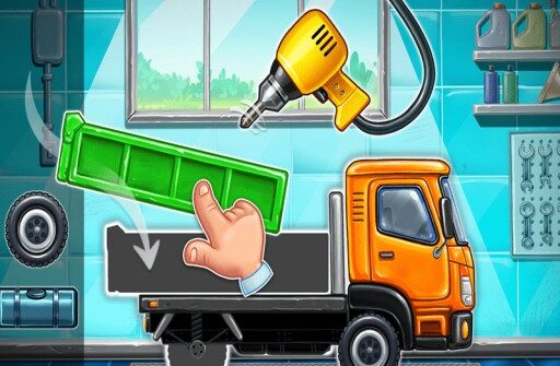 truck factory for kids game