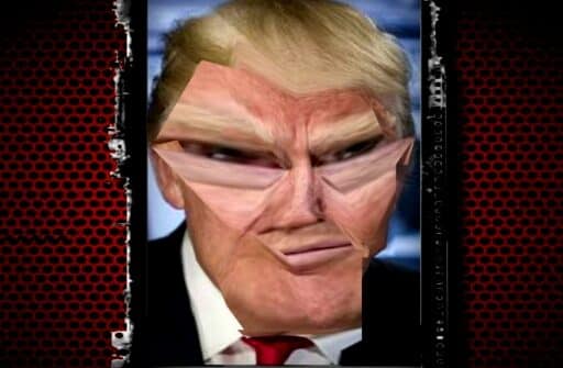 trump funny face html5