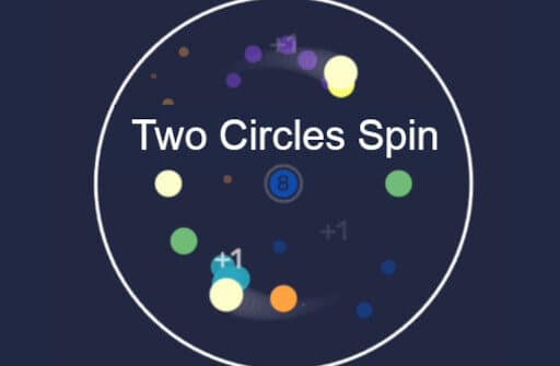 two circles spin