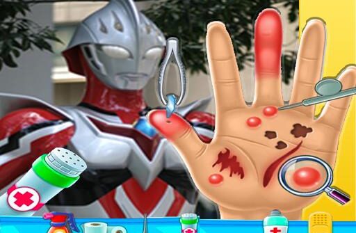 ultraman hand doctor fun games for boys online