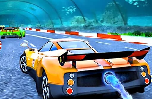 underwater car racing simulator