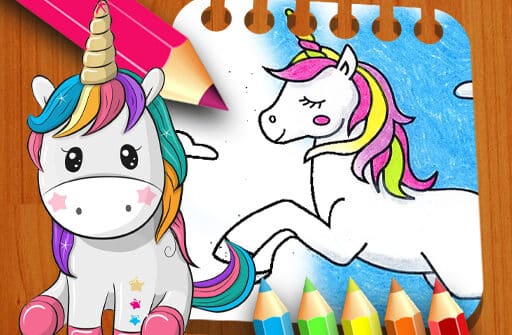 unicorn coloring book