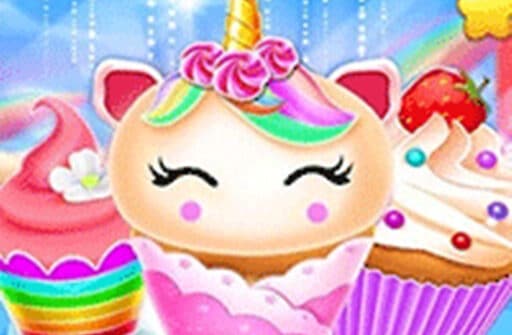 unicorn mermaid cupcake cooking design creative